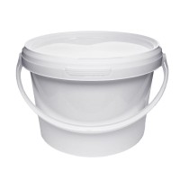 3 LITRE WHITE BUCKET and LID